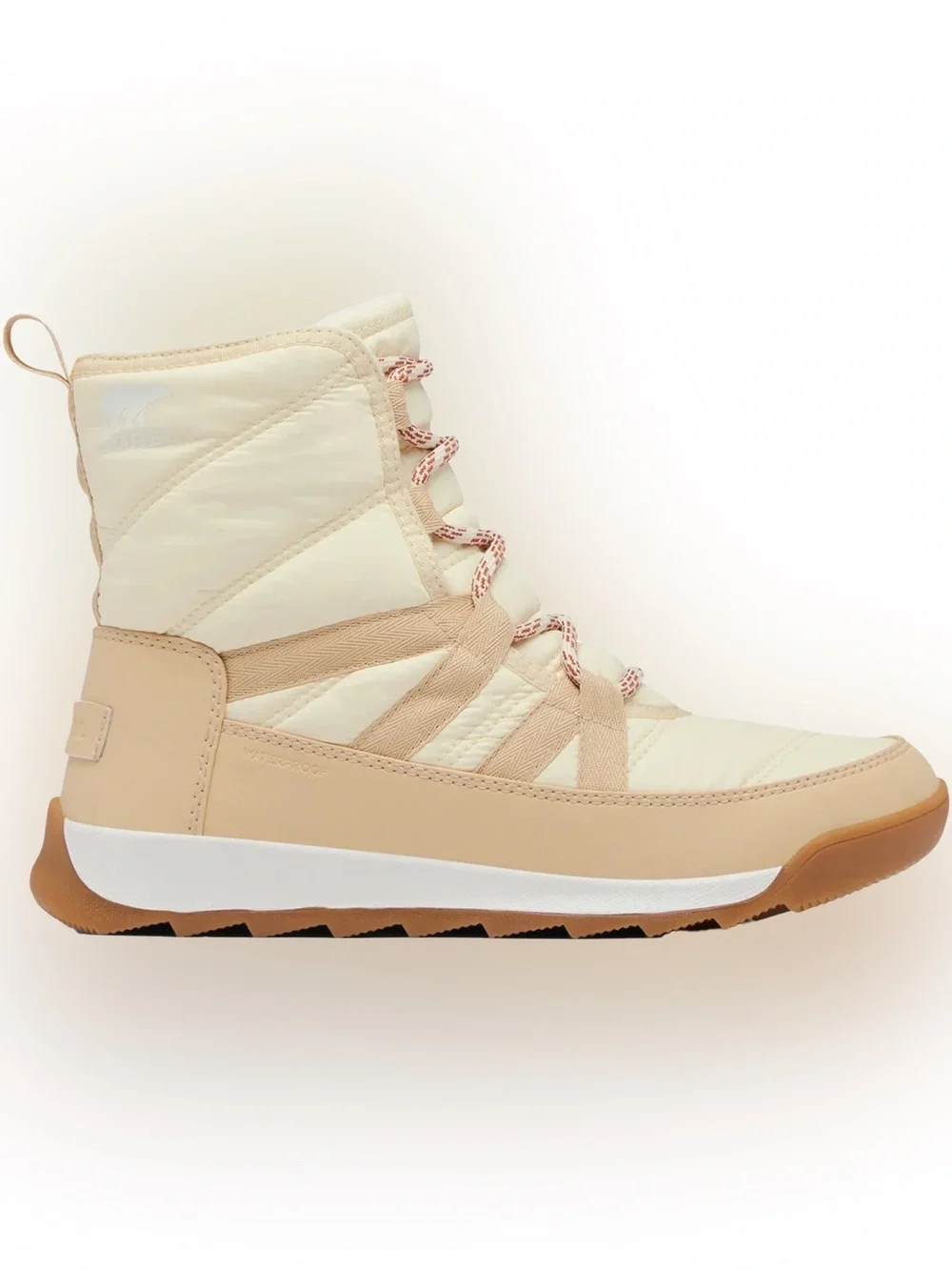 SOREL Women's Honey White/Ceramic Whitney II Plus Lace Waterproof Boot—10